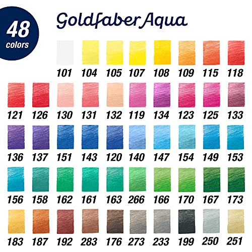 Goldfaber Aqua watercolour pencil- Tin of 48
