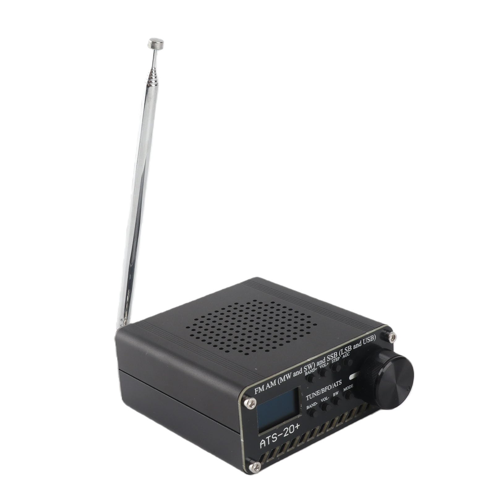 Vollband-Funkempfänger, Weltband-Digitalempfänger, Tragbarer FM AM MW SW und SSB LSB USB-Handfunkgerät mit Antenne