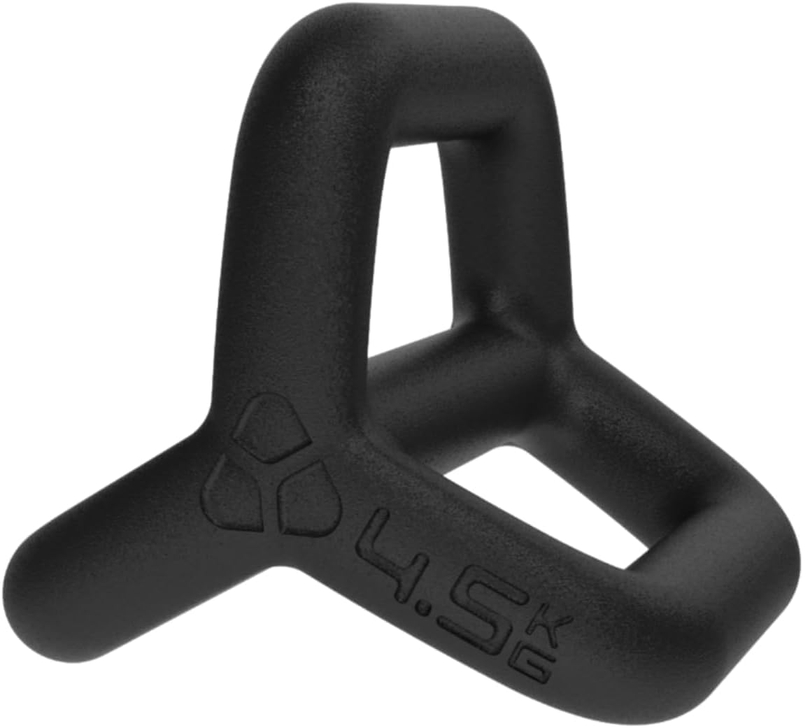 Pro Series 3-in-1 Dumbbell, Kettlebell and Push Up Stand Workout Equipment | Commercial Grade Powder Coated Surface | Perfect for Strength Training & Conditioning Workouts | 10lbs