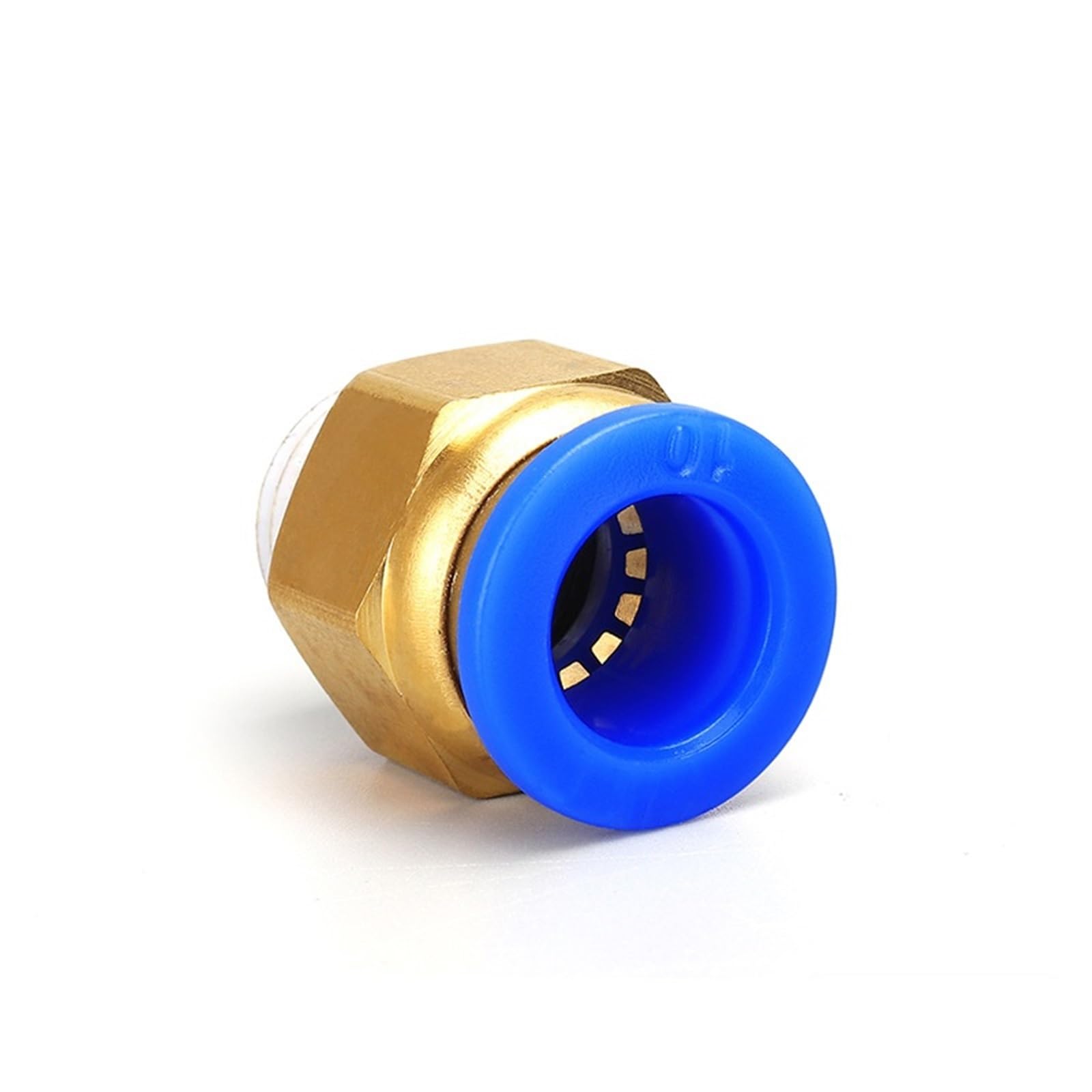 10 pz PC Tubo di Collegamento Aria Raccordo 4-12 Mm Filettatura Maschio Bsp 1/4 "1/2" 1/8 "3/8" capezzoli In Ottone Attacco Rapido Raccordi Pneumatici (Size : PC10-03)