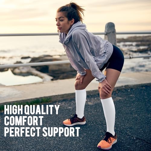 Image of 8 Pairs Compression Socks for Women & Men,Support Compression Stockings for Medical Running Athletic