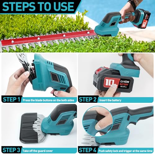 Sinbyuer ELECTRIC HEDGE TRIMMERS Cordless Hedge Trimmer thumb #2