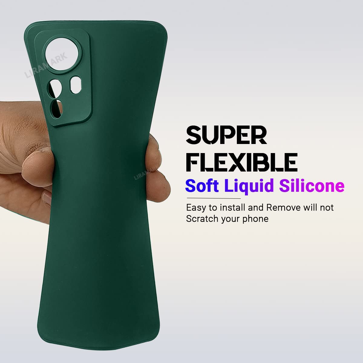 Xiaomi 12 Pro Case - Silicone Green -4