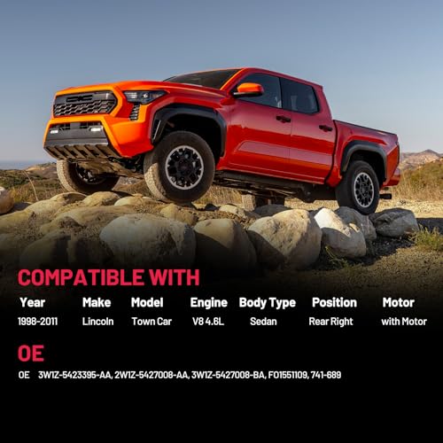 Image of BDFHYK 741-689 Power Window Regulator with Motor Rear Right Compatible with Lincoln Town Car 1998-2011