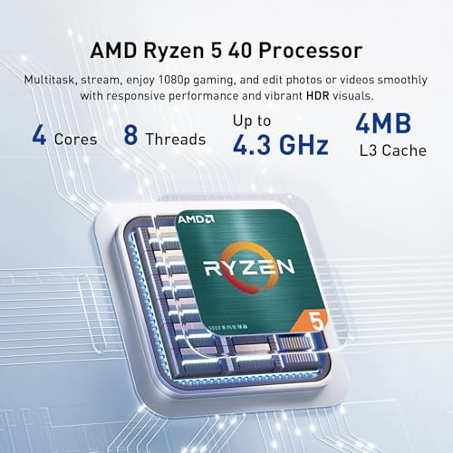Image of HP 2026 OmniBook 3 16 inch 2K IPS Touchscreen 300 nits Laptop, AMD Ryzen 5 40 CPU, 16GB RAM, 2TB SSD, Advanced AI Noise Reduction, Microsoft Copilot Key, Win11 Pro, w /Laptop Cooler, Glacier Silver