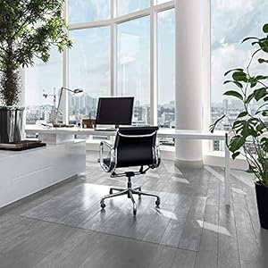 Bodenschutzmatte für Hartböden – Neo – Transparent & Halbtransparent – Bürostuhlunterlage Bodenmatte Stuhlunterlage…