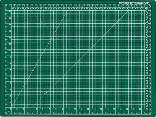 Dahle Vantage 10472 Premium Self-Healing Cutting Mat, 18'x24', 1/2' Grid, 5 Layers for Max Healing,...