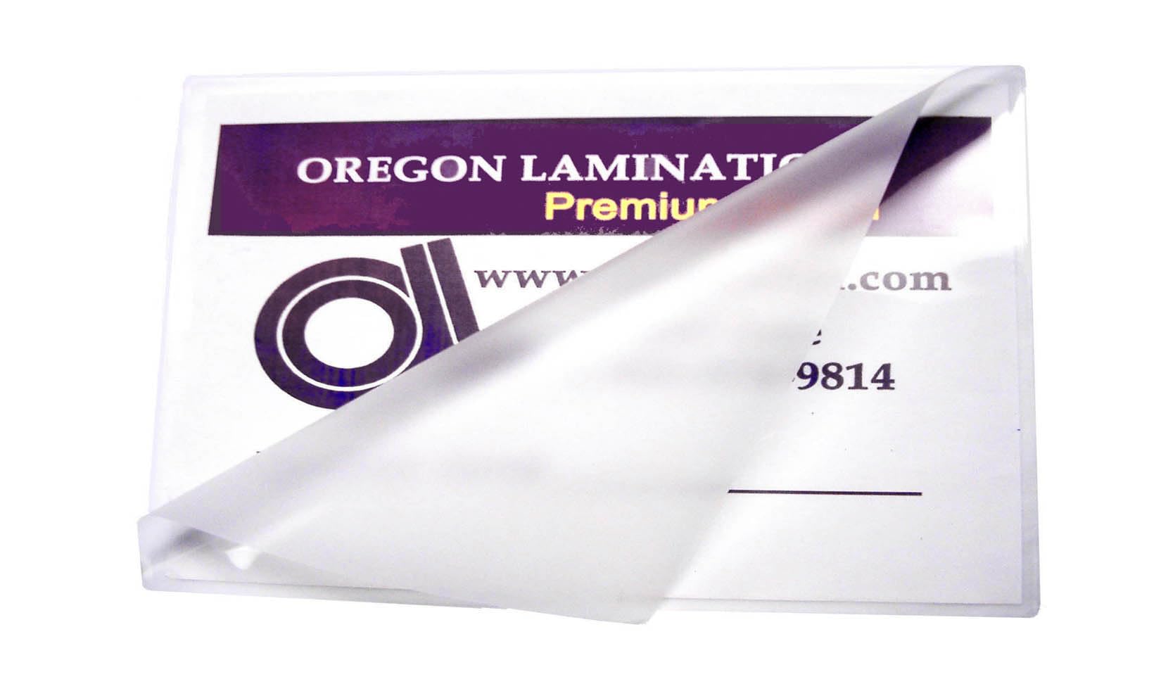 Oregon Lamination Heat Activated Laminating Pouches 12” x 18” x 5 mil (305mm x 457mm x 125 microns Thick) for up to 11.75” x 17.75” Sheets [case of