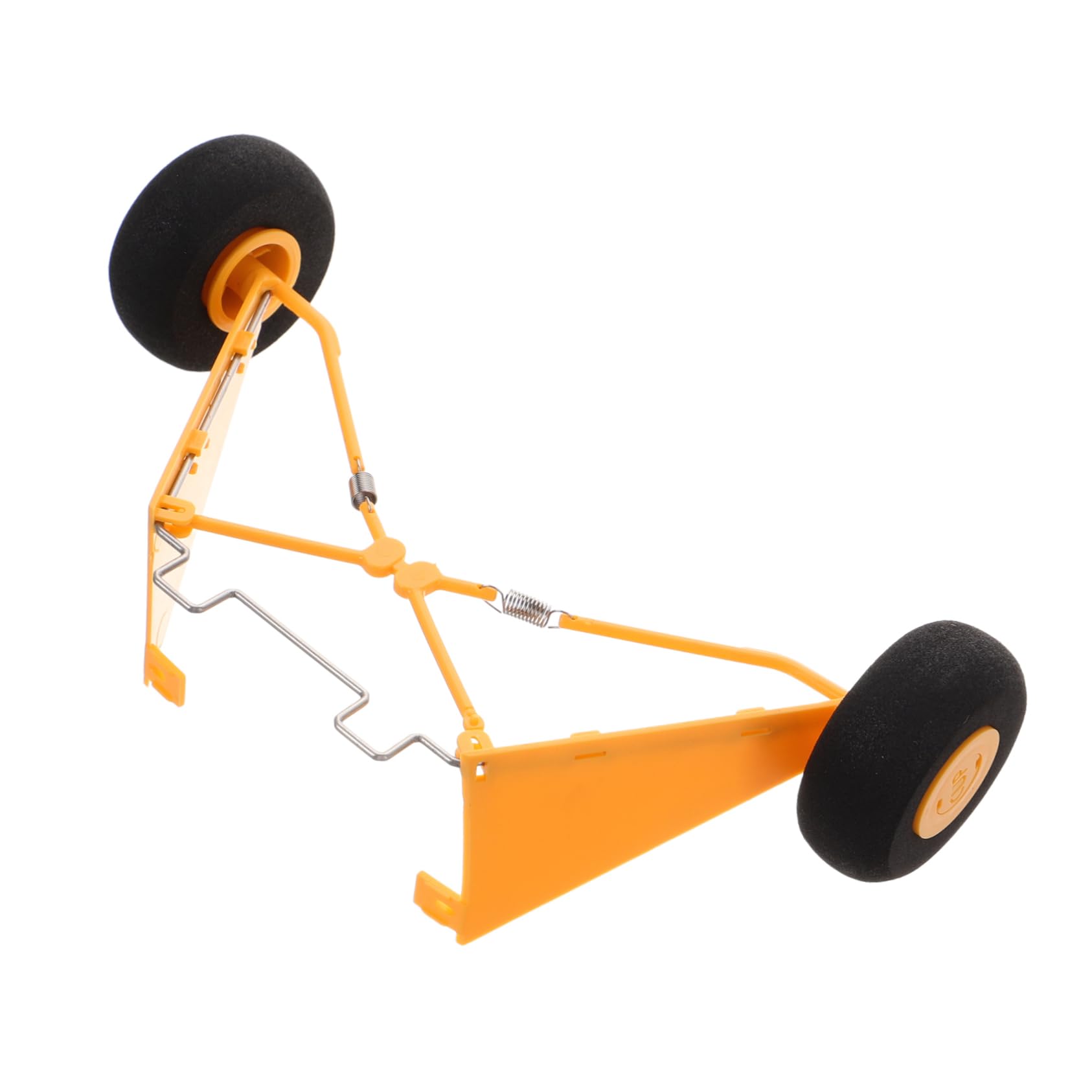 Kisangel 2 Piezas De Tren De Aterrizaje para Avión Repuestos De Radio Función De Reemplazo Accesorios para Drones Remotos Soporte Spark Tren De Aterrizaje RC Plástico Amarillo