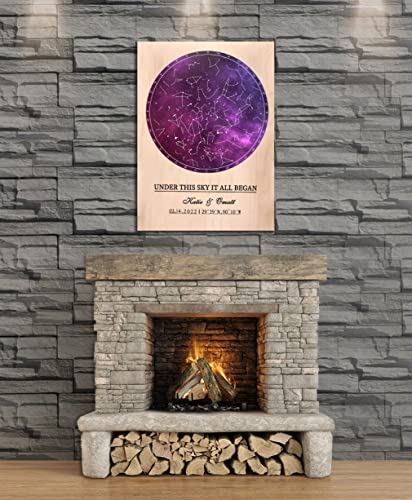 Bohva-Gifts-for-Girlfriend-Anniversary-Wedding-Gift-for-Her-Valentines-Couples-Engagement-Birthday-Gift-for-Wife-Personalized-Gift-for-Women-Custom-Star-Map-the-Night-Sky-Print-On-Wood