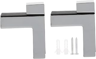 OSALADI 2Pcs Glass Sandwich Plate Support Cabinet Shelf Shelves Shelf Bracket Glass Clip Mezzanine