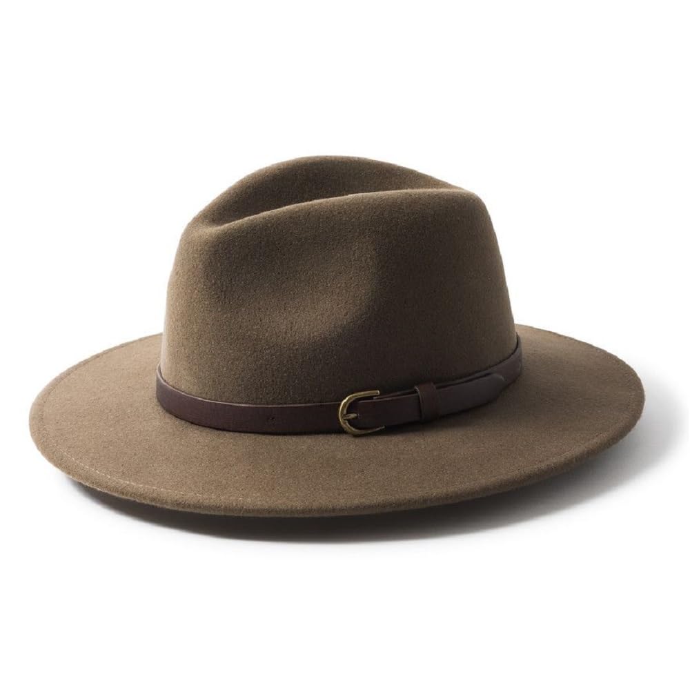 Failsworth Millinery Showerproof Adventurer Fedora - Cork, Medium (57cm)