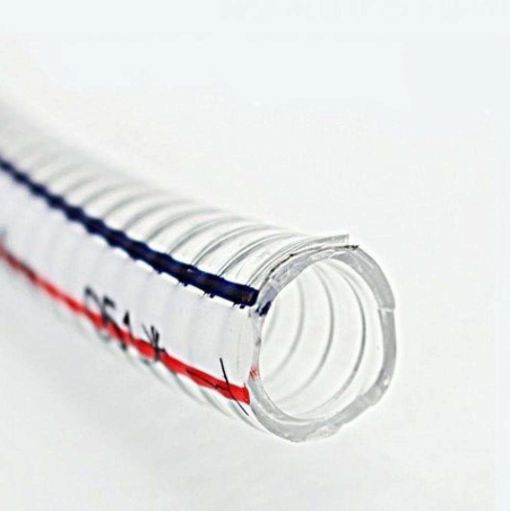 Tubo vacío. Telescópico en espiral. No hay olor. Resistencia a alta temperatura. Manguera de alambre de PVC de silicona-125mm * 6mm