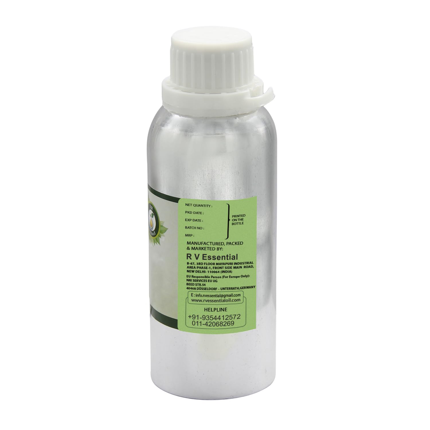 R V Essential Pure Castor Carrier Oil 1250ml (42oz)- Ricinus Communis (100% Pure & Natural Cold Pressed)