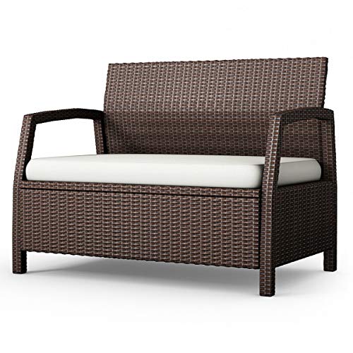 Tangkula Bench Couch Chair Patio Furnitu Buy Online In El Salvador At Desertcart
