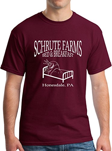 Schrute Farms Beets T-Shirt The Office Merchandise L Maroon