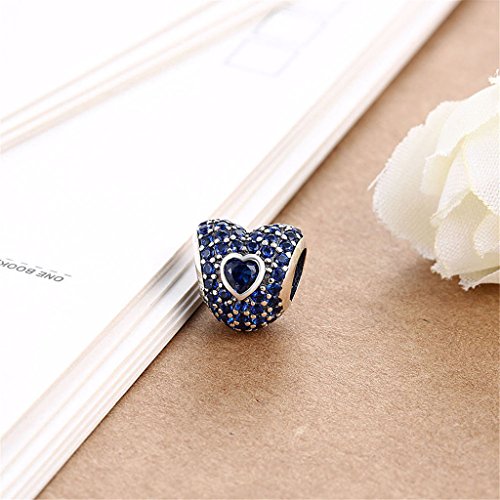 HMILYDYK Ciondolo/charme a forma di cuore Ti Amo