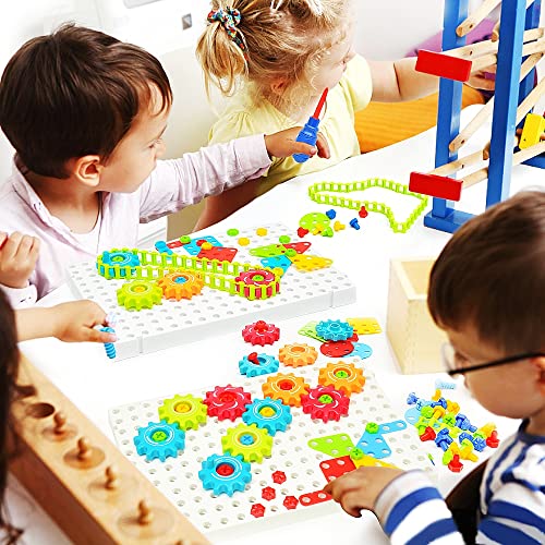 Chuburd NO.9921A 177Pcs Kid'S Building Toys,Interlocking Gear Set Building Blocks,For Kids Ages 3 And Up thumb #3
