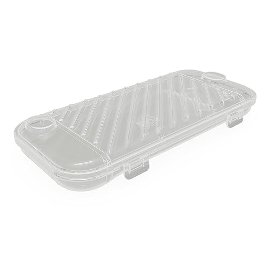 by Skull & Co. Simple Case: Slim Plastic Carrying Box for Nintendo Switch 2, Protective Case Full Protection and Hard-Shell - Crystal Clear