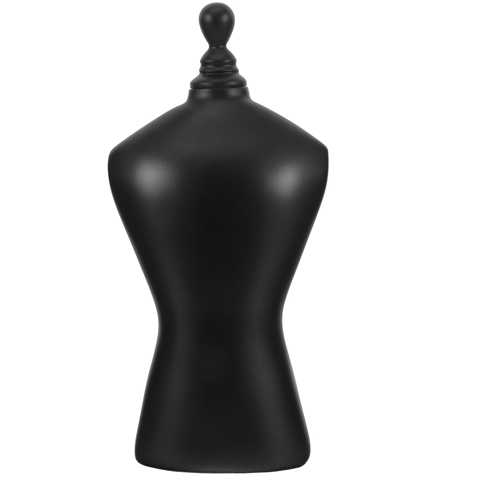 Présentoir à colliers en résine noir jojofuny buste de bijoux pour organisation de bureau