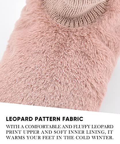 Image of DICUIRD Women's Non-Slip Gripper Slipper Socks Boot House Slippers