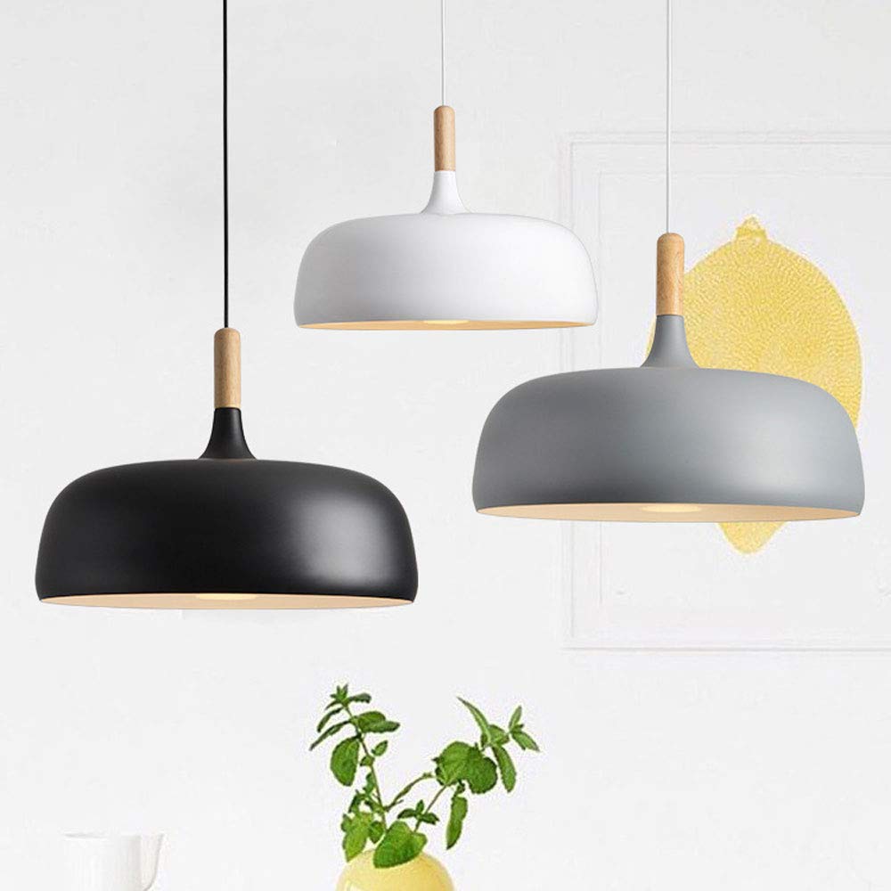 Nowoczesna Lampa Wisząca Elegance Żyrandol Metalowy Kuchnia Wyspa Jadalnia z Drewnem Dębowym Wisząca Oprawa Oświetleniowa Do Do Kuchni, Sypialni, Jadalni, Restauracji SHUANGZ