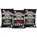 Bear Mountain BBQ 20 Pound Natural Hardwood Outdoor Grilling Smoker Pellets with Gourmet Blend, Hickory, and Apple Smoker Flavors (3 Pack)
