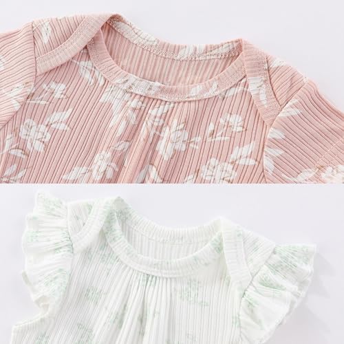 Image of Kiddiezoom Newborn Baby Layette Set 10-Piece with Bodysuits and Pants Set for Unisex Baby Gift Sets