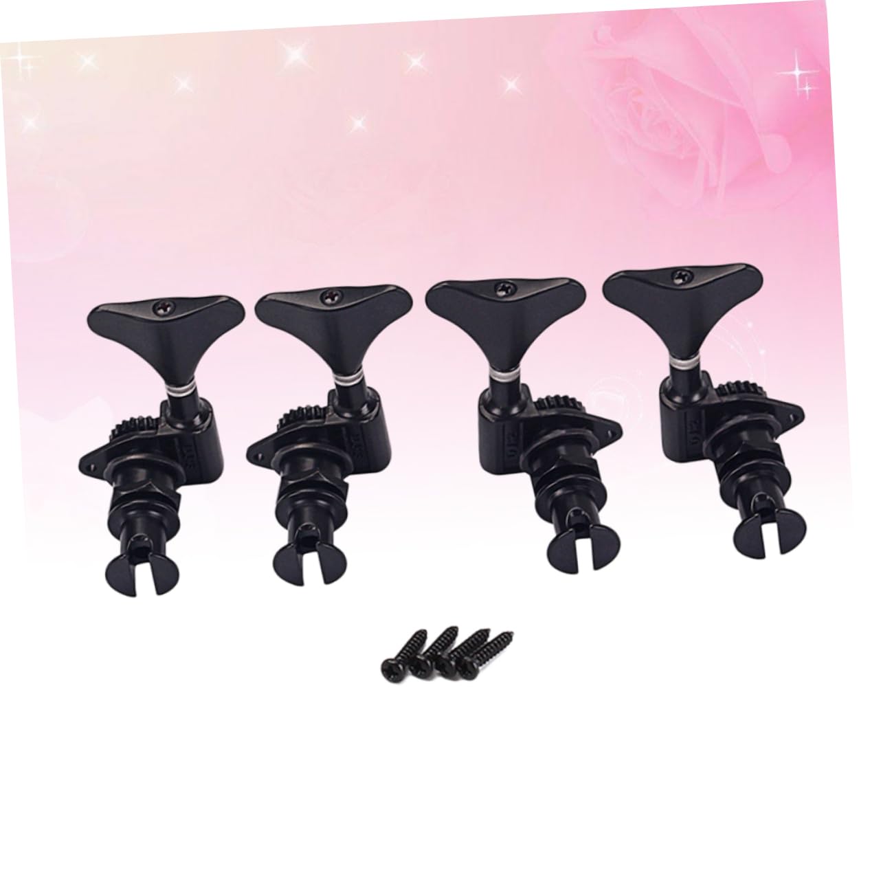 Toddmomy Clavijas De Afinación Para Ukelele Afinadores Sellados Cabezal De Níquel Rieles Para Montaje y Juego De Llaves Para Cuerdas Afinador Ukelele