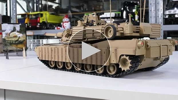 Amazon.com: wheelfun 1/16 Tongde RC Infrared Battle Tank M1A2 SEP