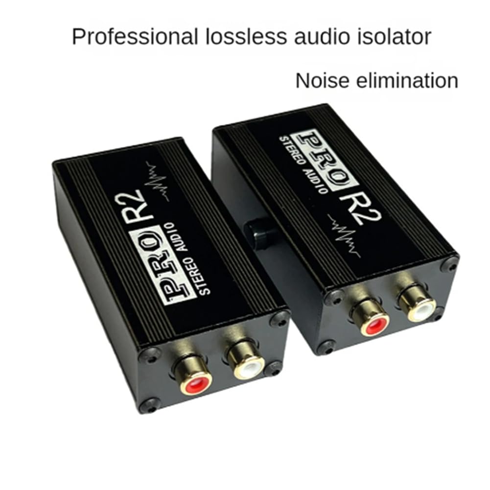 1 PCS Ground Loop Audio Isolator Noise Suppressor Isolateur Audio Signal Noise Reducer