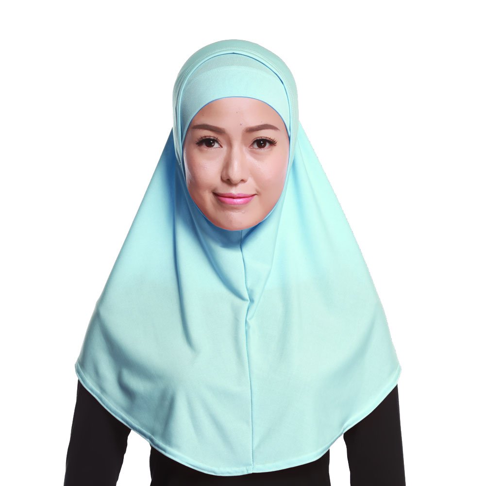 Womens 2 Pieces Muslim Al-Amira Style Hijab Scarf