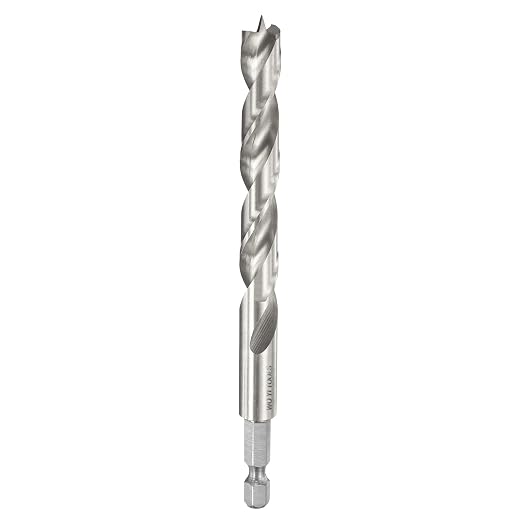 HARFINGTON Brad Point Drill Bits 10mm(13/32") Dia 1/4" Hex Shank