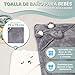 Imagen de BABYBRIDGE 2 Unidades Toalla Bebe Recien Nacido + 1 Esponja Recien Nacido