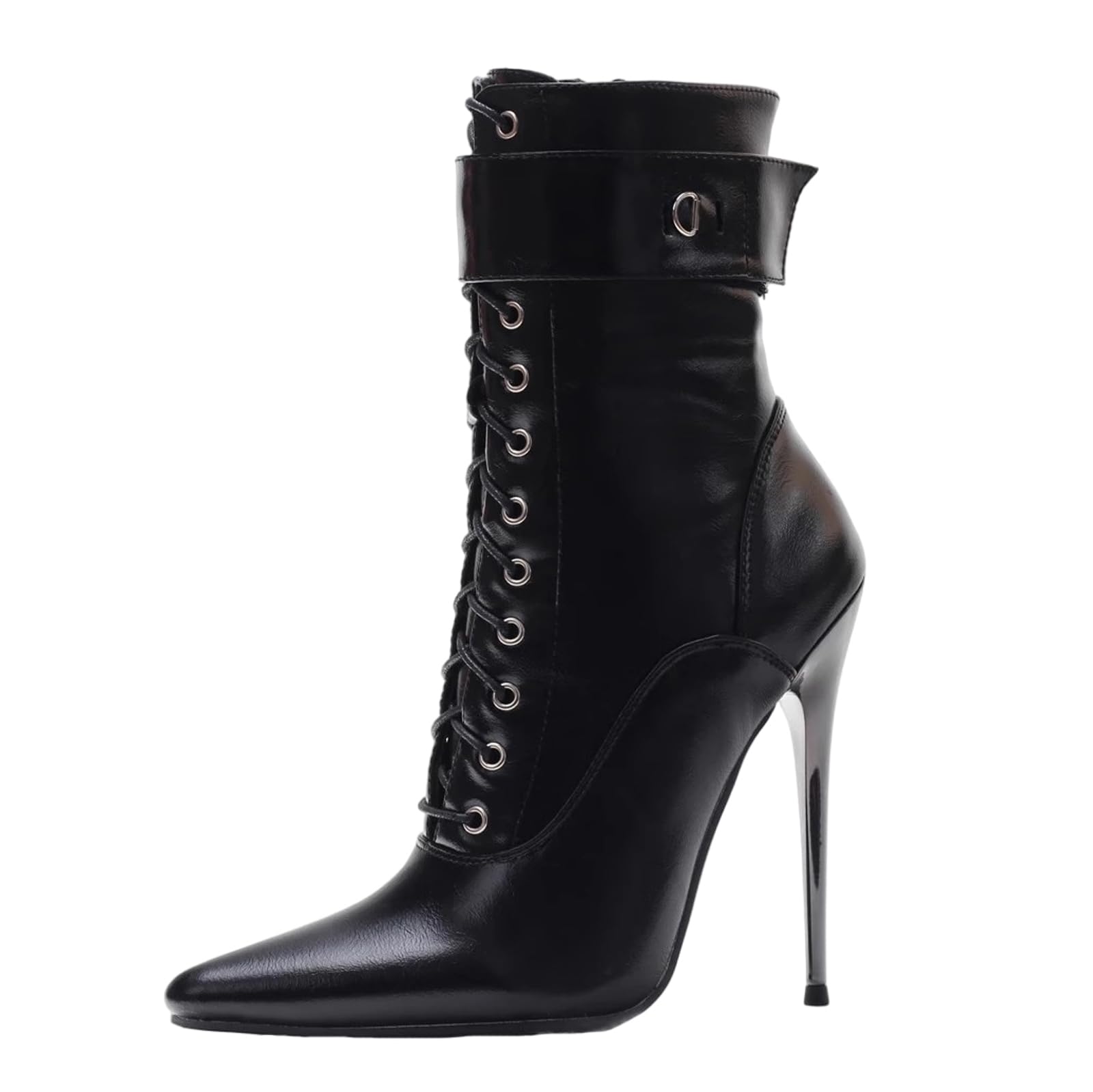 Bottines à Talons Aiguilles de 15 cm pour Femmes et Hommes, Grandes Tailles, pour discothèque, travestissement et Pole Dance | Talon de 6 Pouces