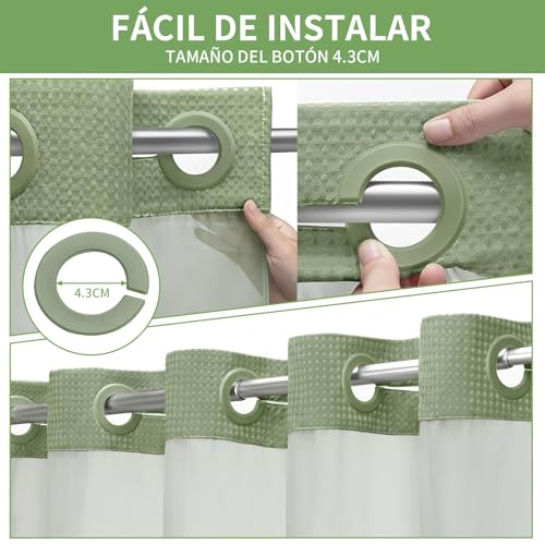 Consejos para Comprar Cortinas de baño de tela los 5 más buscados. 26 Imagen adicional