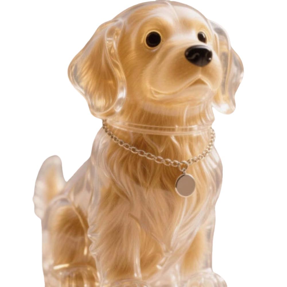 Ehoter B Dog Hair Collector Keychain Charm Memorial Storage Ox Pet Fur Dog Hair Keepsake Memory Capsule Key Chain Ornament Transparent Keepsake Keychain (B)