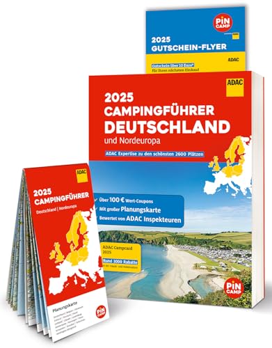 ADAC Campingführer Deutschland/Nordeuropa 2025: Über 2.600 Campingplätze...