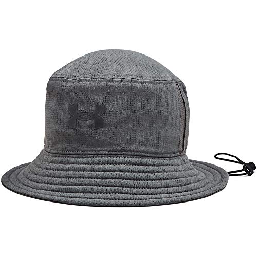 Under Armour Men's IsoChill ArmourVent Bucket, Pitch Gray (012)/Black, Medium/Large