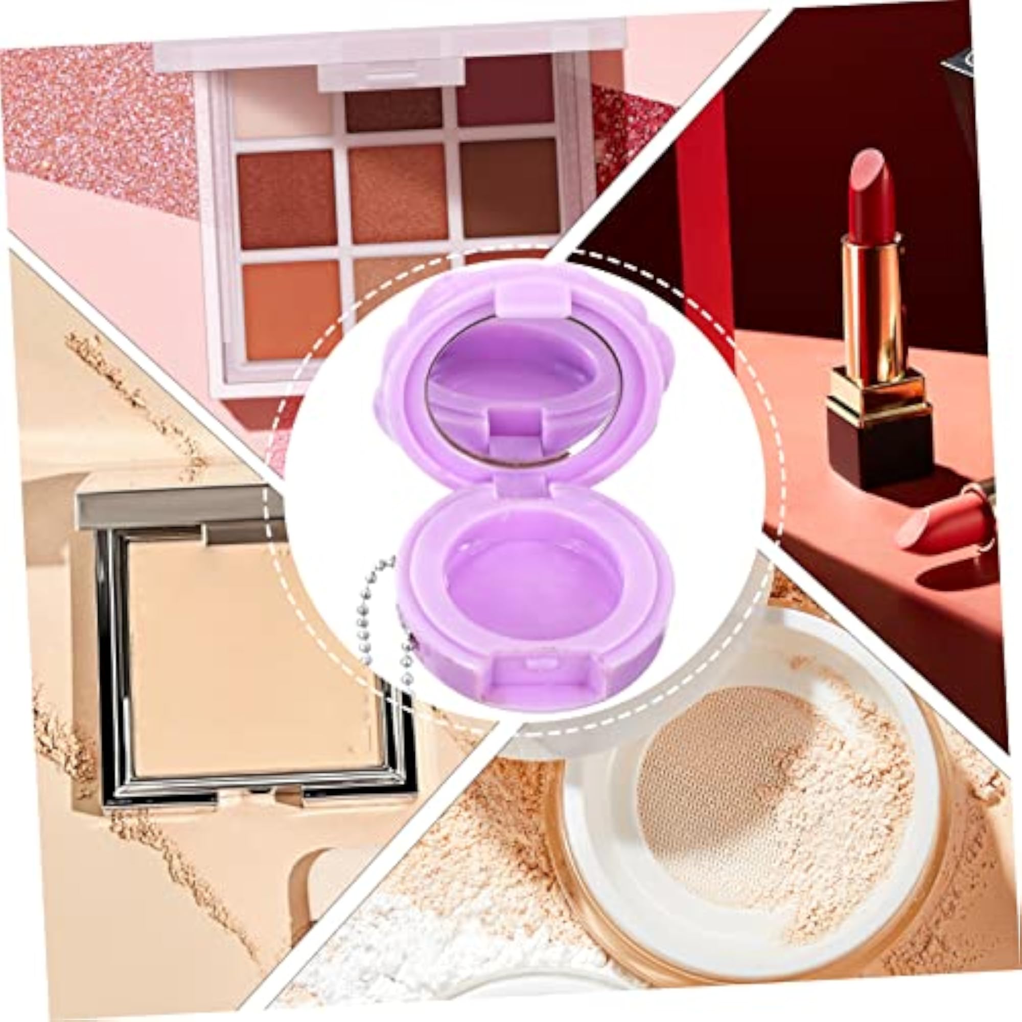 4pcs Empty Eyeshadow Case Sample Containers, Mini