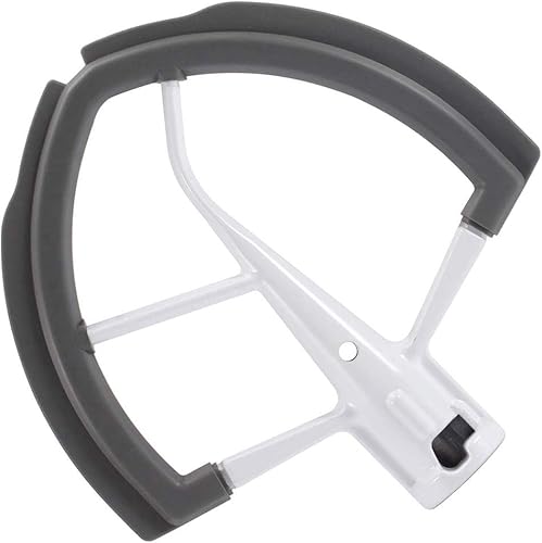 Batidor de borde flexible para mezclador de ayuda de cocina, cuencos mezcladores de 6 cuartos de galón, batidor de borde plano de 6 cuartos de galón