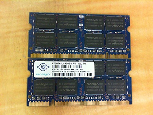 NANYA NT2GT64U8HD0BN-AD 2GB �m�[�g�u�b�N SODIMM DDR2 PC6400(800) UNBUF 1.8v 2RX8 200P 256MX64 128mX8 CL6