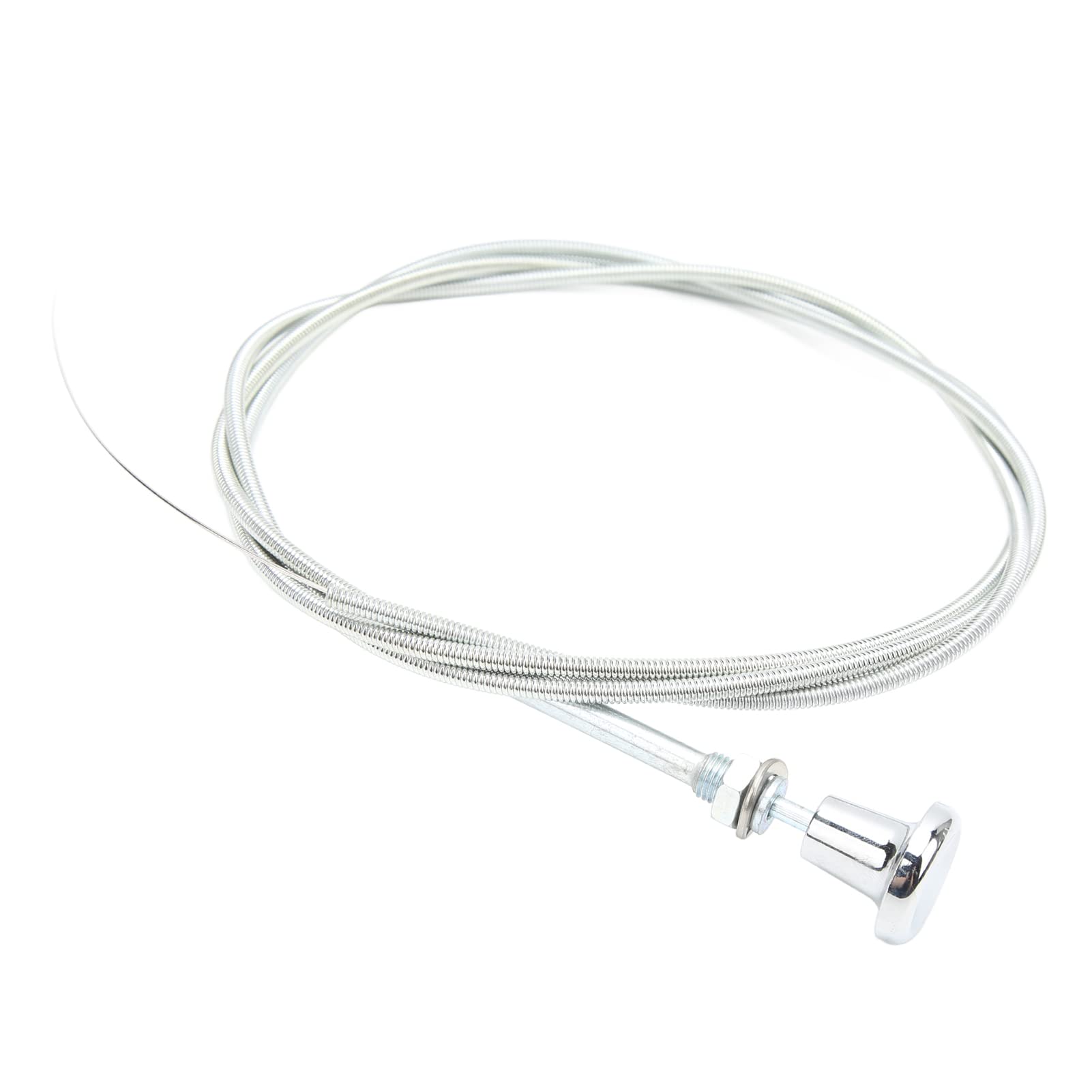 Tbest Remplacement du Cable de Starter, Cable de Starter Universel de 1,8 M pour Carburateur, Cable de Commande de Starter pour Moteurs 4 6 8 Cylindres