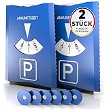 DIYexpert Parkscheibe Auto mit Eiskratzer | Made in Germany | [2 Stück]...