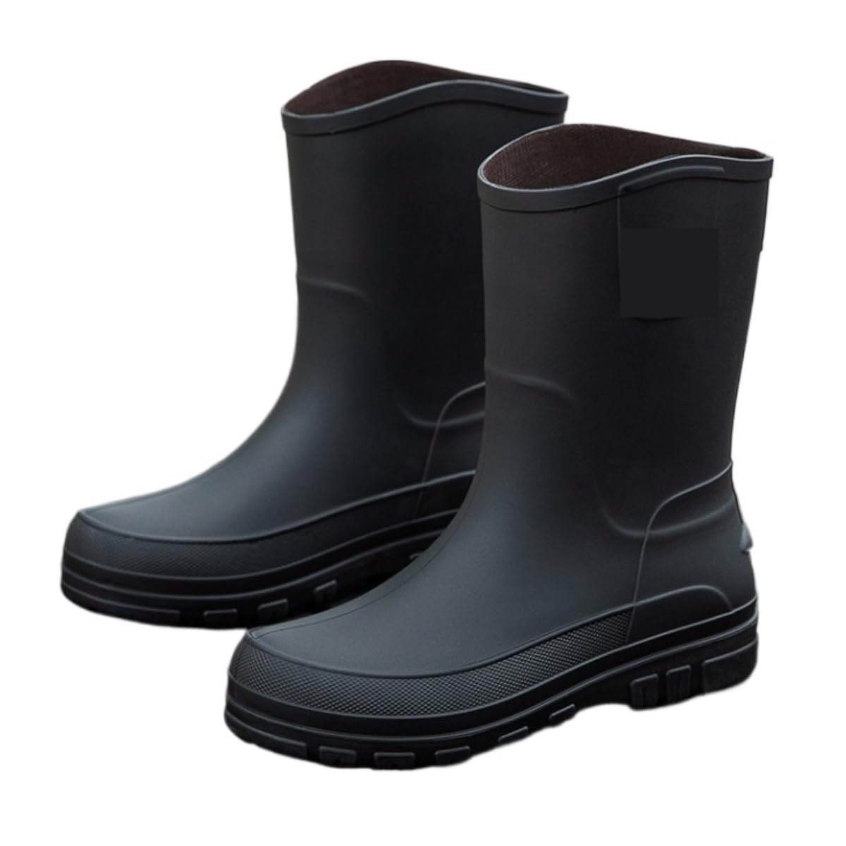 Kalosze Gumowce Lekkie Męskie Antypoślizgowe, Wodoodporne, Średniej Wielkości Kalosze Robocze, Gumowe Buty Do Wędkowania I Wody Rain Boot