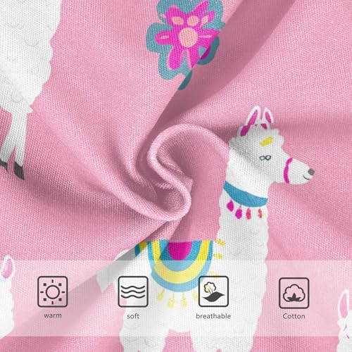 Llamas Alpaca Pink Toddler Girls's Underwear 2T 202c13273