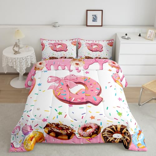 Erosebridal Girls Pink Bow Comforter Set Twin Size - Price Drop - Image 3