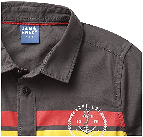 Image of Amazon Brand - Jam & Honey Boy's Regular Fit Shirt