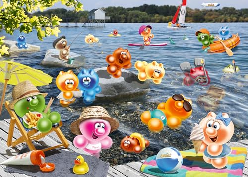 Ravensburger Puzzle 12000625 - Gelini Seepicknick - 1000 Teile Puzzle für Erwachsene und Kinder ab 14 Jahren,