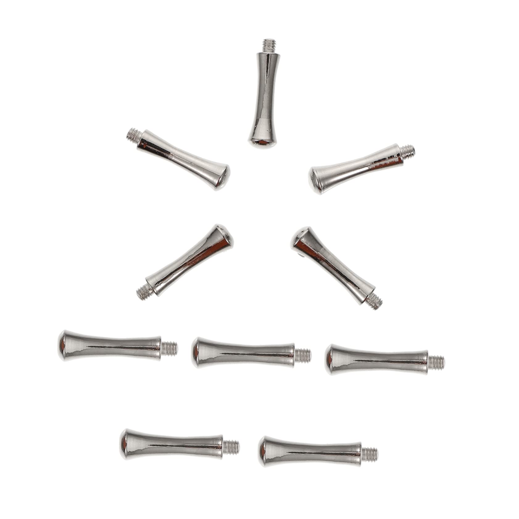 COSMEVIVI Pet Grooming Scissors Finger Rest 10pcs Stainless Steel Haircutting Shear Finger Rest for Pet Salon